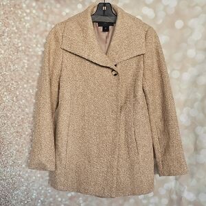 Ann Taylor Women's Beige Pea Coat